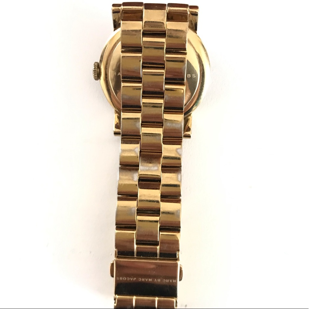 Marc By Marc Jacobs Small Amy Gold Watch - Picture 6 of 8